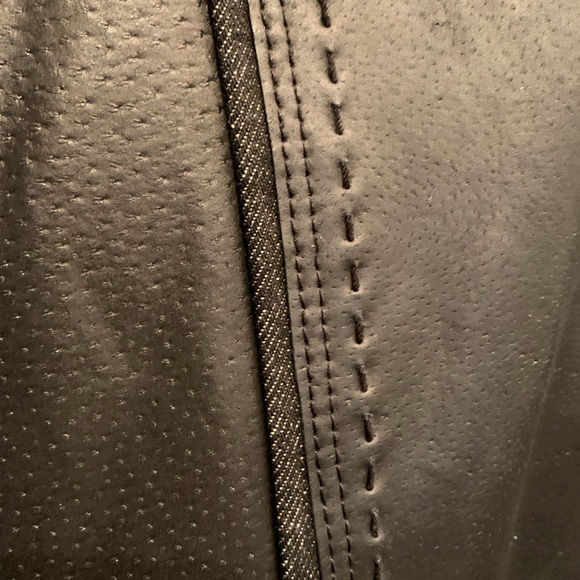 Black Leather Coat M - Picture 7 of 16